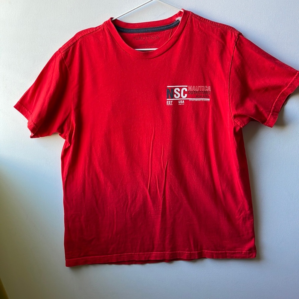 Nautica Outfitters Men’s T-Shirt | Red | Small